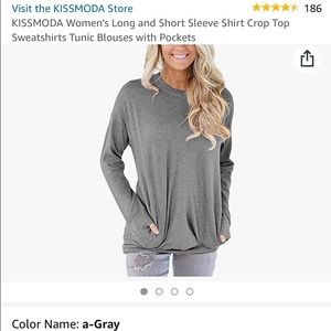 Women's Long and Short Sleeve Sweatshirts with Pockets ( BRAND NEW IN PACKAGE )